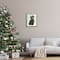 Stupell Industries Bear Seasonal Holly Snow Scene Framed Floater Canvas Wall Art
